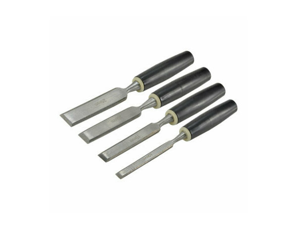 Lot de 4 ciseaux a bois 10mm, 15mm, 20mm et 25mm - Brico Dépôt