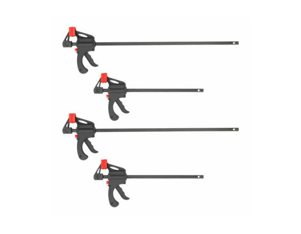 Lot 4 Serre-joints 2x150mm 2x300mm fs - Forge steel - Brico Dépôt