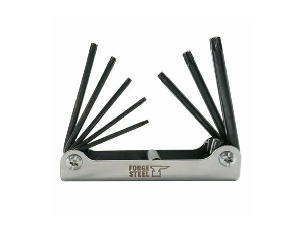 Jeu de 8 cles torx en acier au carbone - Forge steel - Brico Dépôt