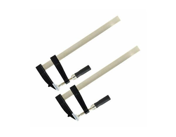 Lot 2 Serre-joints a visser 300x80mm - Forge steel - Brico Dépôt