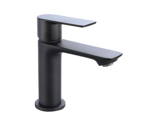 Mitigeur  lavabo avec réducteur de débit "TIROK" noir - Edouard Rousseau - Brico Dépôt