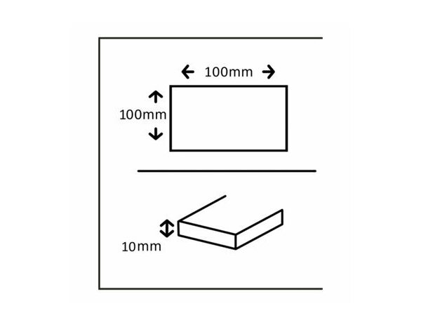 Carrelage mural "Travertin" 10 x 10 cm - Cooke and Lewis - Brico Dépôt