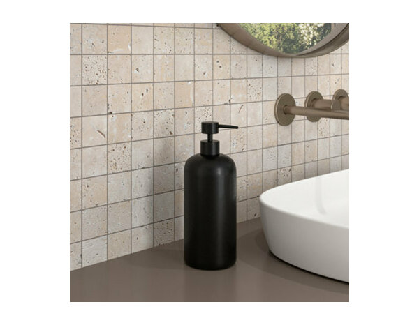 Mosaïque Travertin "Carré Grand" 30,5 cm x 30,5 cm - Brico Dépôt