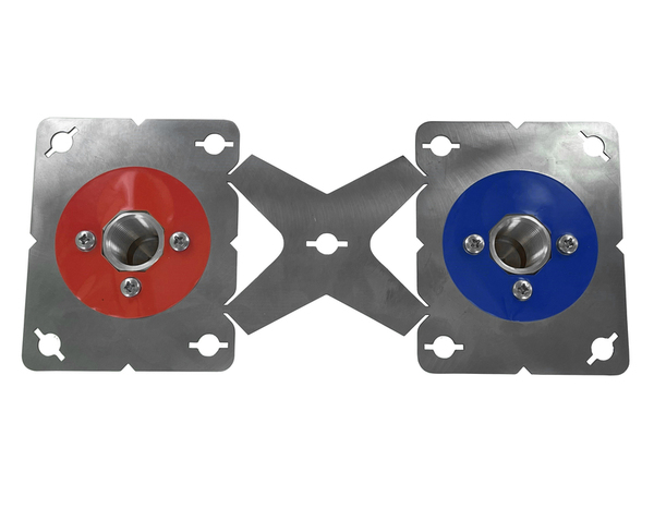 Kit de fixation robinetterie douche multicouche "HYDROFIX" 16 mm - Brico Dépôt