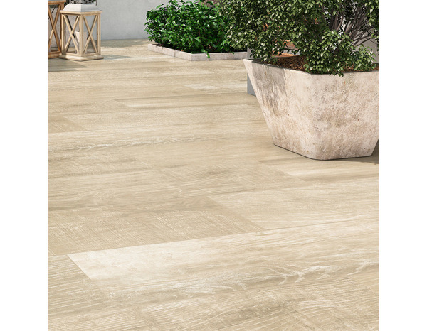 Carrelage de sol extérieur Origa gris 24 x 88 cm 1,27 m² - Marque BLOOMA - Brico Dépôt