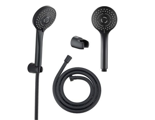 Ensemble de douche basic 3 jets noir - Brico Dépôt