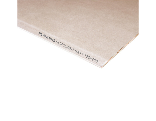 Plaque de plâtre BA13 "PURELIGHT" 2,5 x 1,2 m - Planodis - Brico Dépôt