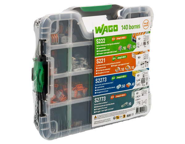 Malette 140 bornes mixtes - WAGO - Brico Dépôt