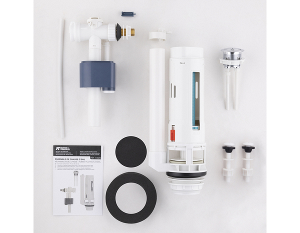 Système de chasse d'eau robinet flotteur + raccordement avec embout mâle 12x17 - Noyon & Thiebault - Brico Dépôt