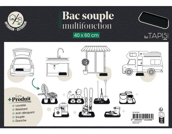 Bac à chaussures intérieur ou extérieur 40 x 60 cm - Brico Dépôt