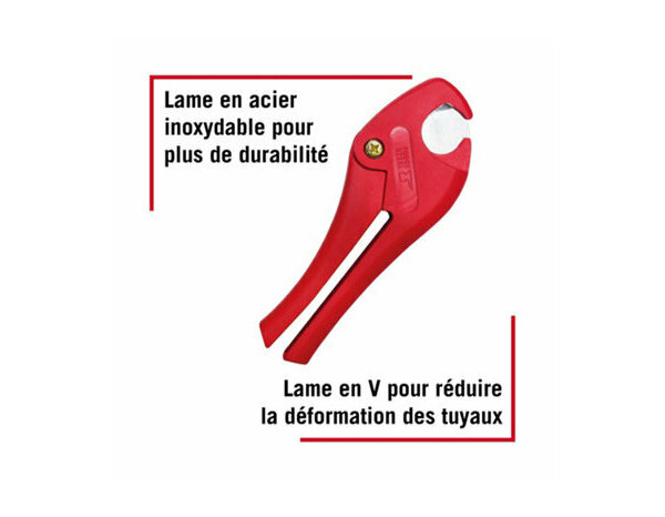 Pince coupe tube 0-26mm - Forge steel - Brico Dépôt