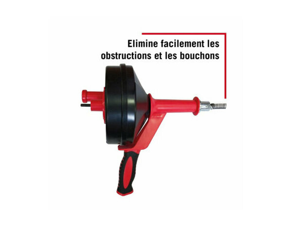 Déboucheur flexible 8m - Forge steel - Brico Dépôt