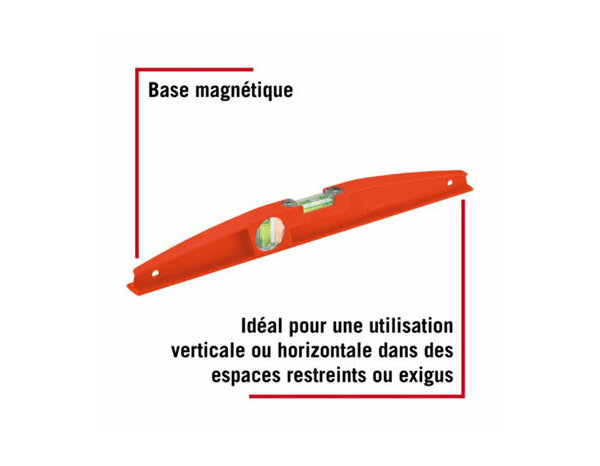 Niveau bulle magnetique 400mm - Forge steel - Brico Dépôt