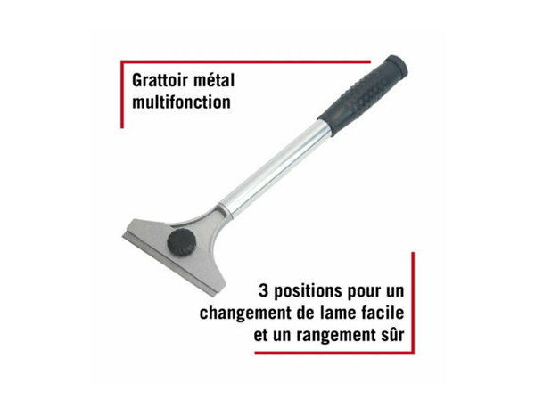 Grattoir long metal 100mm - Forge steel - Brico Dépôt