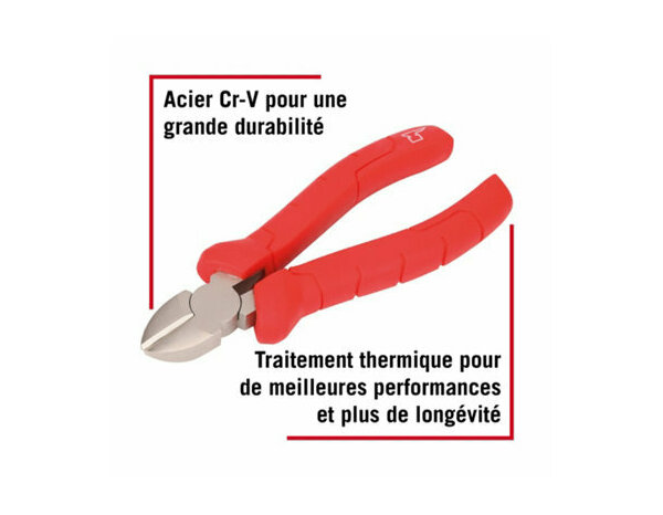 Pince coupante 160mm - Forge steel - Brico Dépôt