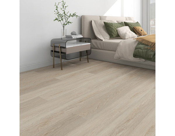 Sol en PVC 122X18,1 cm couleur foncé avec sous couche intégrée 4+1 mm "BAMAC" - Brico Dépôt