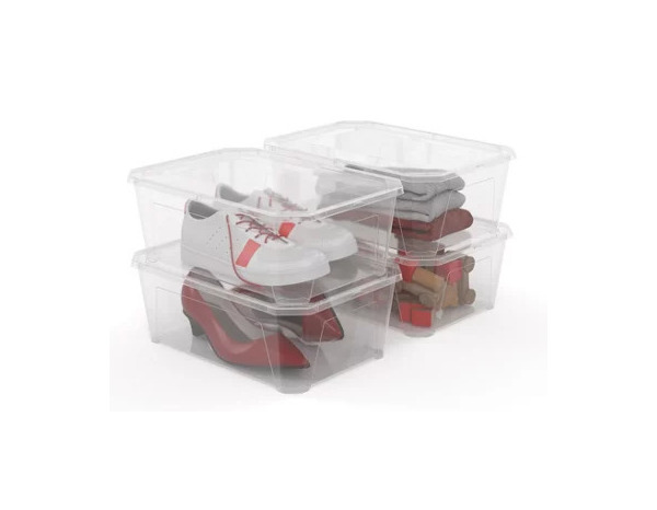 Lot de 4 boîte en plastique "Fly box" 11L - Brico Dépôt