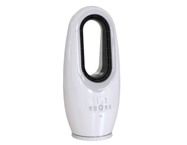 Ventilateur sans pale blanc avec LED H. 58 CM - Brico Dépôt