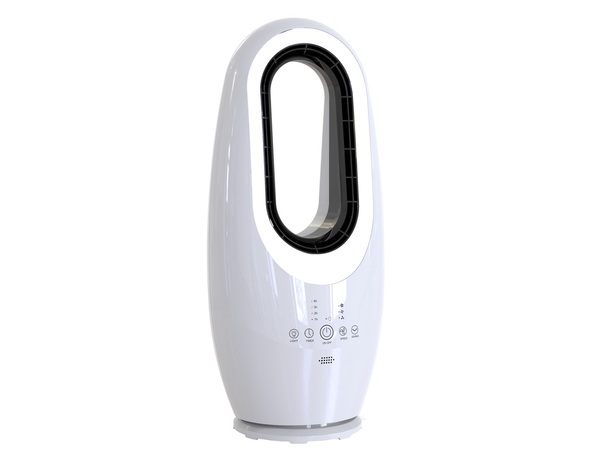 Ventilateur sans pale blanc avec LED H. 58 CM - Brico Dépôt