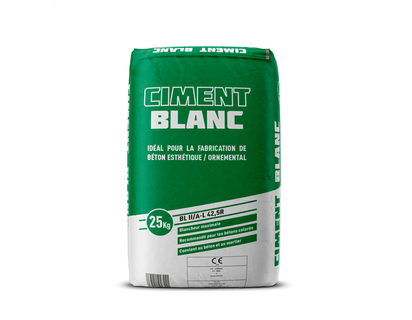 Ciment blanc pour travaux ornementaux - 25 kg - Brico Dépôt