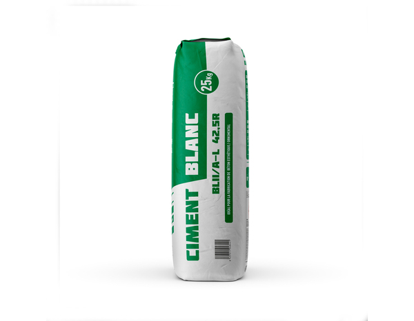 Ciment blanc pour travaux ornementaux - 25 kg - Brico Dépôt