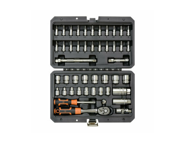 Coffret à douilles 3/8, 46 pièces - MAGNUSSON - Brico Dépôt