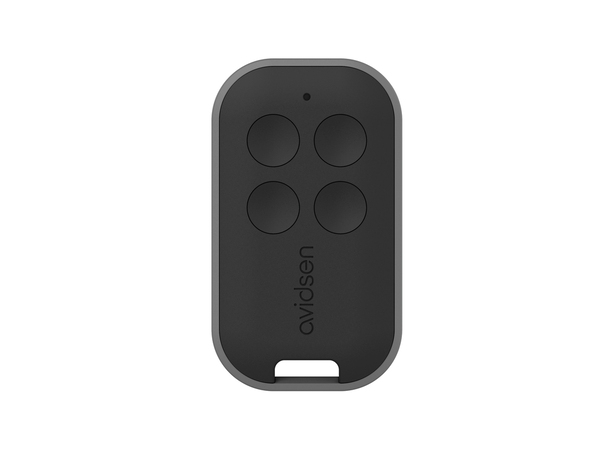 Télécommande 4 touches noire mat pour motorisation portail et porte de garage - Avidsen - Brico Dépôt