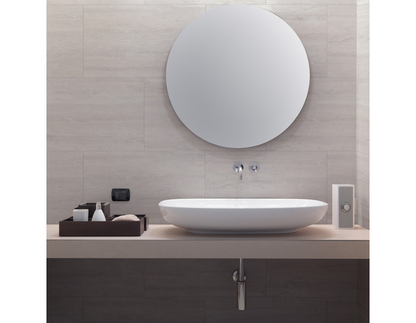 Dalles murales  PVC beige mate HORIZON  - 7 dalles 75x45 cm résistantes UV et eau - Brico Dépôt