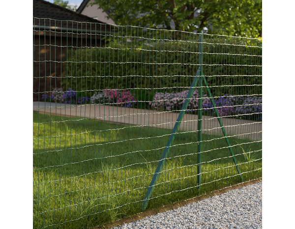 Rouleau grillage soudé vert - 100 x 100 mm - H. 120 cm x L. 20 m - Brico Dépôt