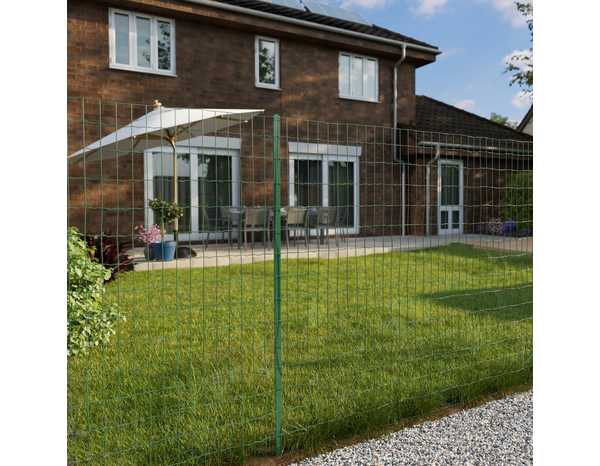 Piquet T vert pour grillage - H. 200 cm - Brico Dépôt