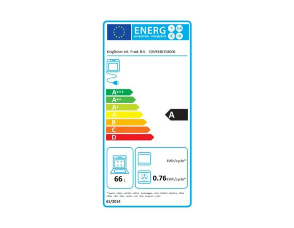 Lot four 66L et plaque à induction intégrable, finition noire élégante - Cooke and Lewis - Brico Dépôt