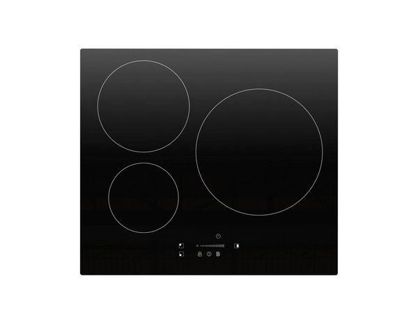 Lot four 66L et plaque à induction intégrable, finition noire élégante - Cooke and Lewis - Brico Dépôt