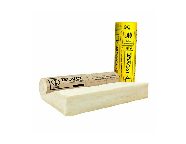 Laine de verre 300mm combles perdus 40 R:7,5 - 2,6m x 1,2m - Rouleau kraft - Isover - Brico Dépôt