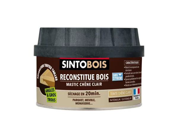 Mastic angles et gros trous teinte chêne clair - 190 g - Brico Dépôt