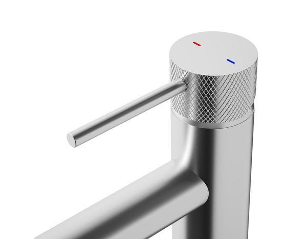 Mitigeur lavabo EDELIE chrome brillant acier inoxydable 35 mm - Cooke and Lewis - Brico Dépôt