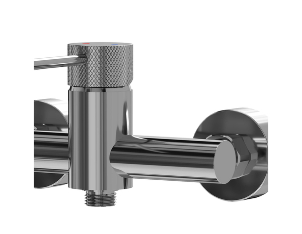 Mitigeur douche mécanique EDELIE finition chromée, cartouche céramique 35 mm, débit 28,8 L/h - Cooke and Lewis - Brico Dépôt