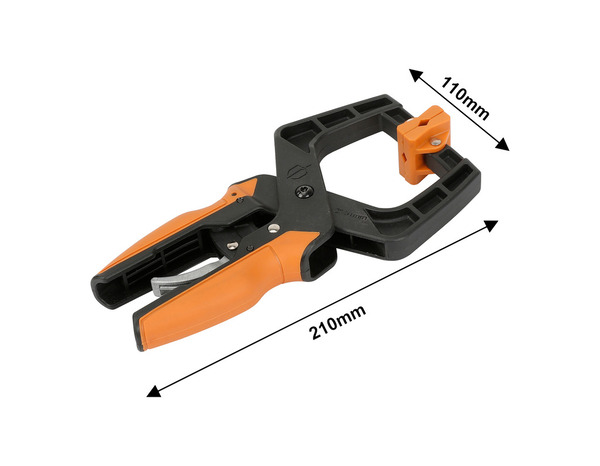 Serre-joint une main à cliquet  48,5 cm, ouverture 30 cm, poignée ergonomique - MAGNUSSON - Brico Dépôt