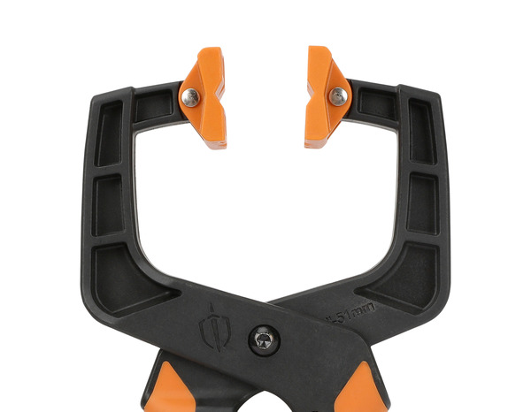 Serre-joint une main à cliquet  48,5 cm, ouverture 30 cm, poignée ergonomique - MAGNUSSON - Brico Dépôt