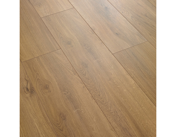 Sol stratifié à clipser "SENAF" couleur chêne blond mat 7 mm 138 cm x 19,3 cm AC4 - Cooke and Lewis - Brico Dépôt