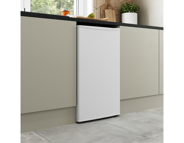 Réfrigérateur congélateur "Cooke & Lewis" blanc 80 cm, 80 L, porte réversible, LED - Cooke and Lewis - Brico Dépôt