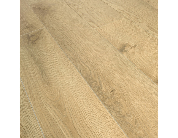 Sol stratifié à clipser "SENAC" couleur chêne blond clair 7 mm 138 cm x 19,3 cm AC4 - Cooke and Lewis - Brico Dépôt