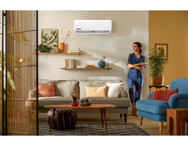 PAC climatiseur monosplit Webber WSCS 1835 SMART blanc WiFi Inverter avec mise en service - Brico Dépôt