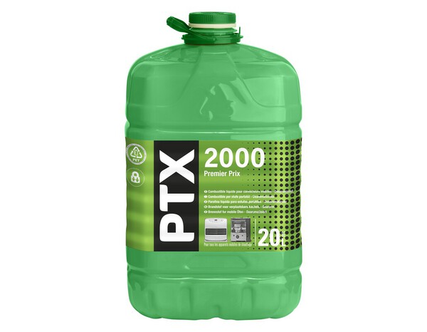 Combustible liquide PTX 2000 vert pour poêle à pétrole - 20L - Brico Dépôt