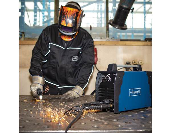 Découpeur plasma PLC40 230 V 15-40 A léger - Scheppach - Brico Dépôt