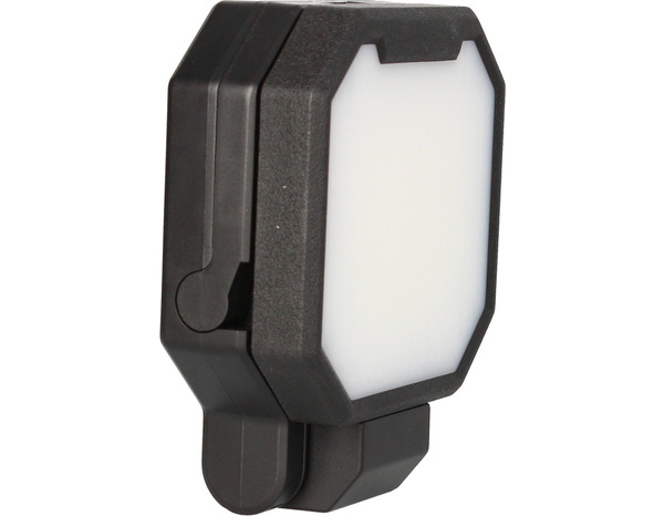 Projecteur rechargeable "SPARK" 20W 2000 lumens noir avec trépied et port USB-C - Brico Dépôt