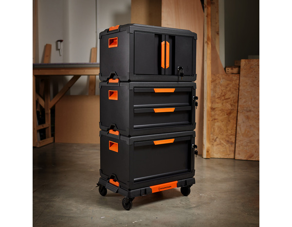 Système de rangement d'atelier CLIKSTOR  métal - 81,5x57x40,5 cm - MAGNUSSON - Brico Dépôt