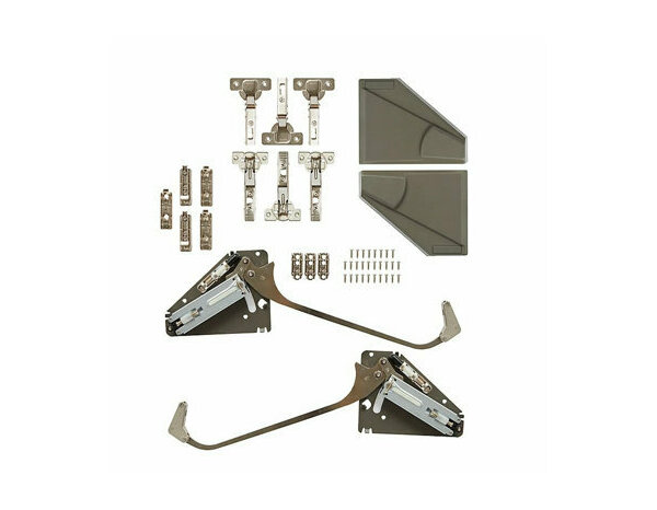 Kit de charnières pliantes B pour portes à fermeture amortie - Brico Dépôt