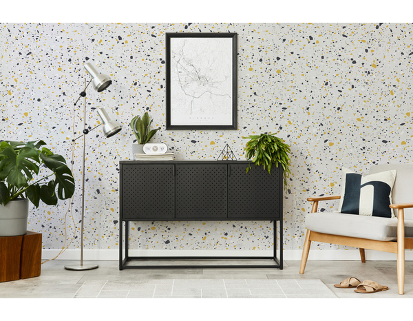 Lambris PVC TERRAZZO blanc mat - 260 CM X 35 CM ÉP. 5 MM - Grosfillex - Brico Dépôt