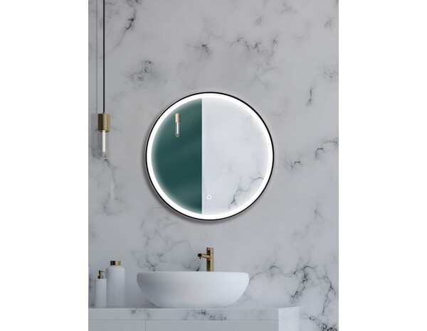 Miroir LED rond "Chicago" - Ø. 60 cm - Brico Dépôt