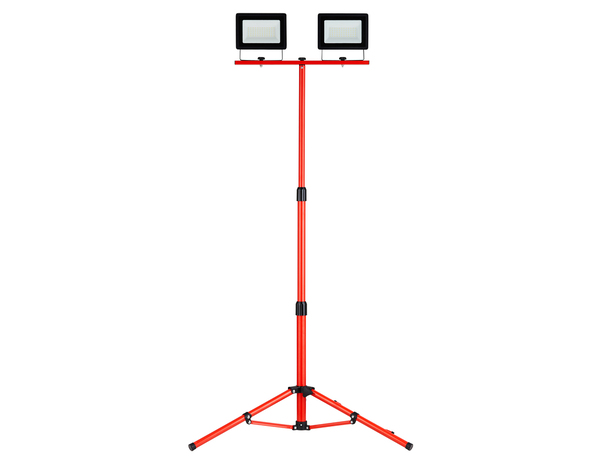 Projecteur LED double têtes ACCESS KAXESS 2x50W avec trépied téléscopique - Brico Dépôt